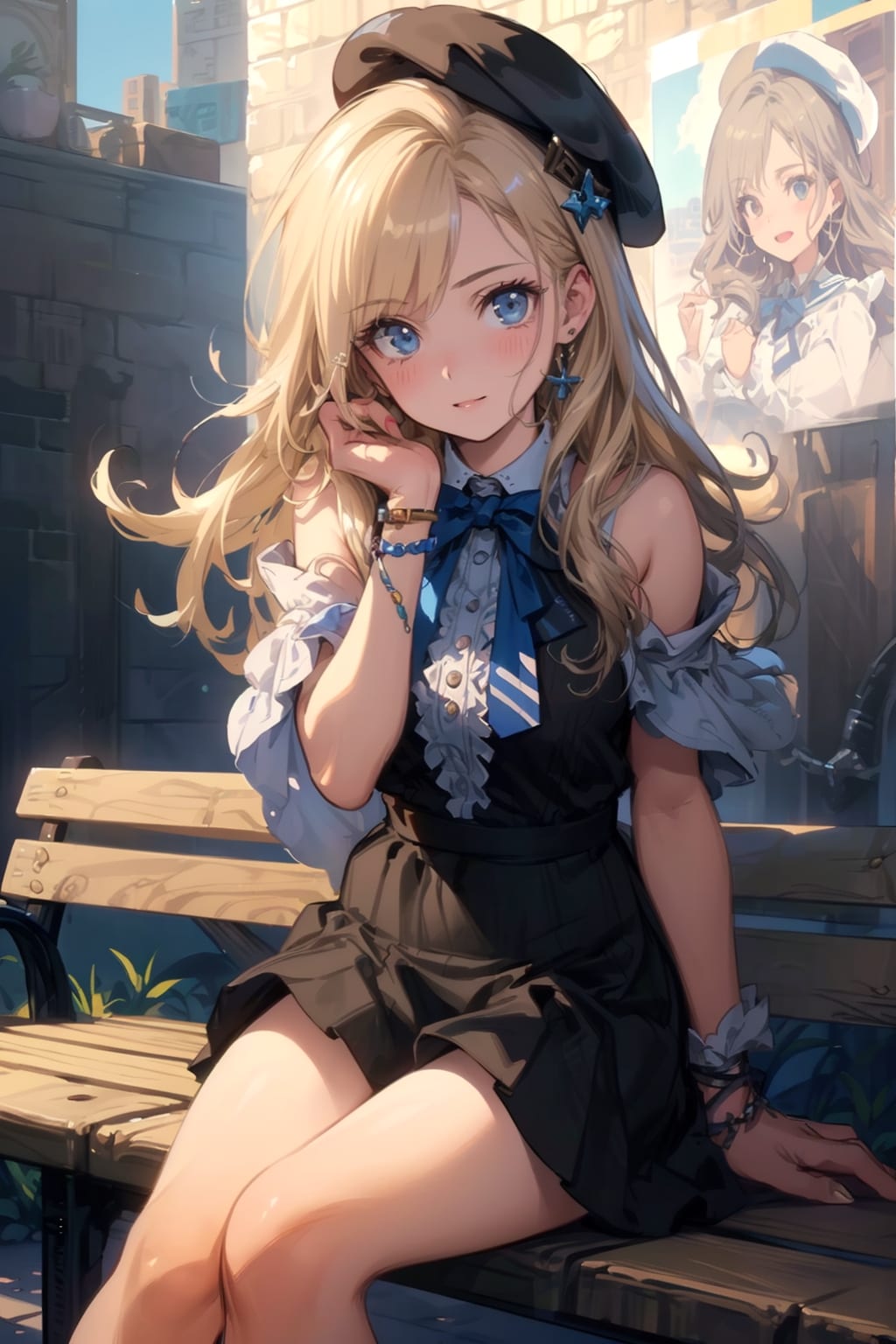 ベレー帽の少女