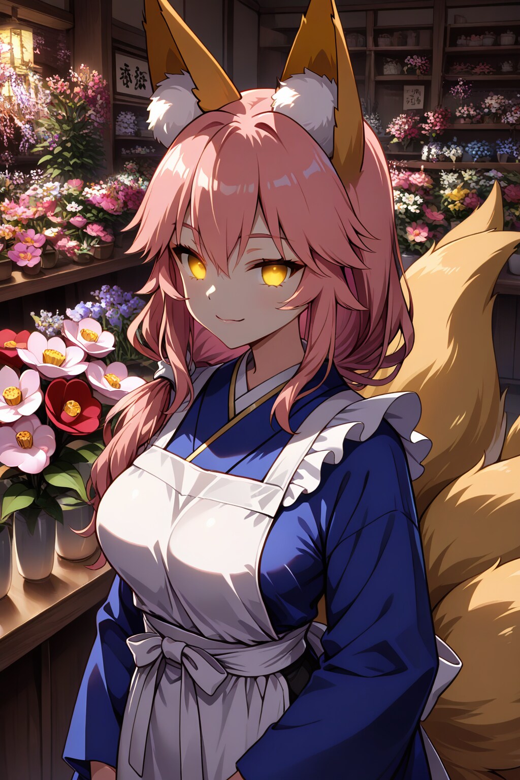 玉藻前様 花屋で働く
