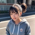 パーカー女子 2枚目