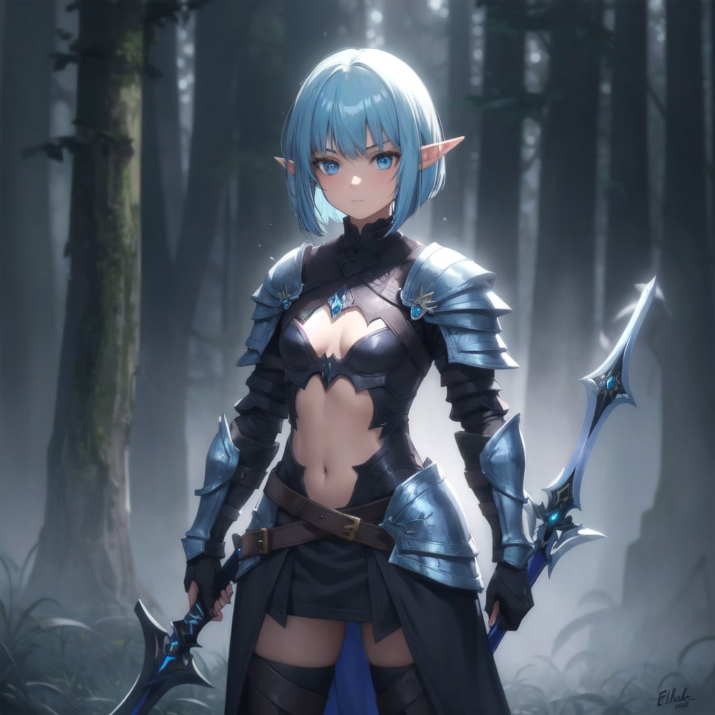 暗黒エルフ戦士