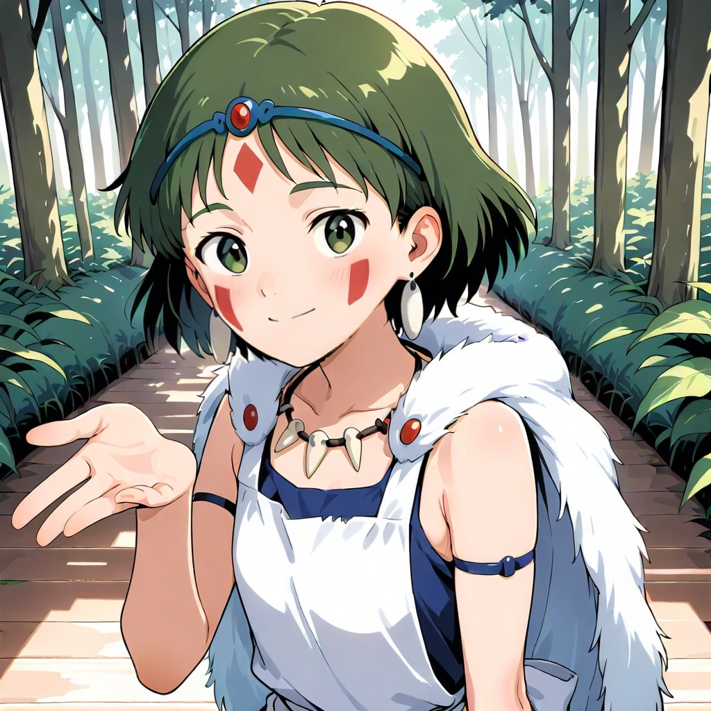 おのろけ姫パート２、サンがアシタカの元へ。