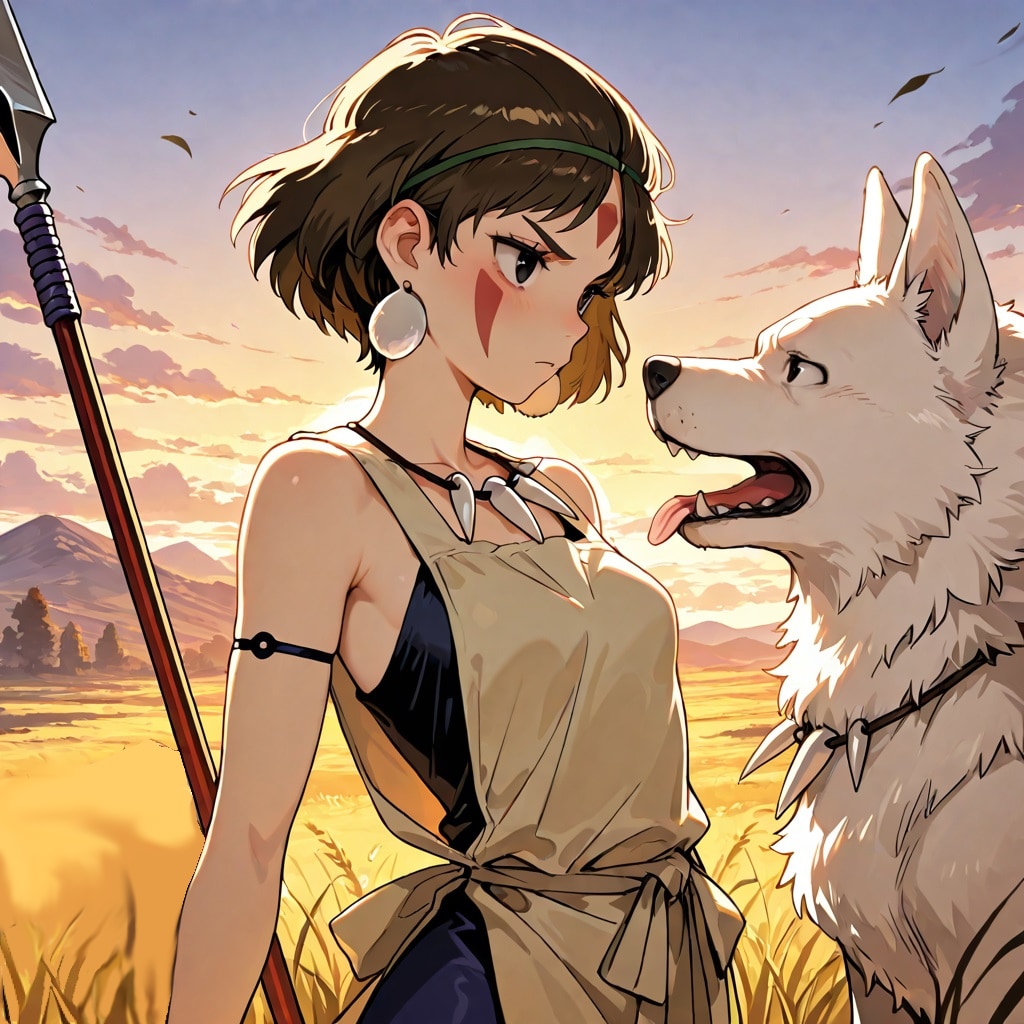 おのろけ姫パート２、サンがアシタカの元へ。
