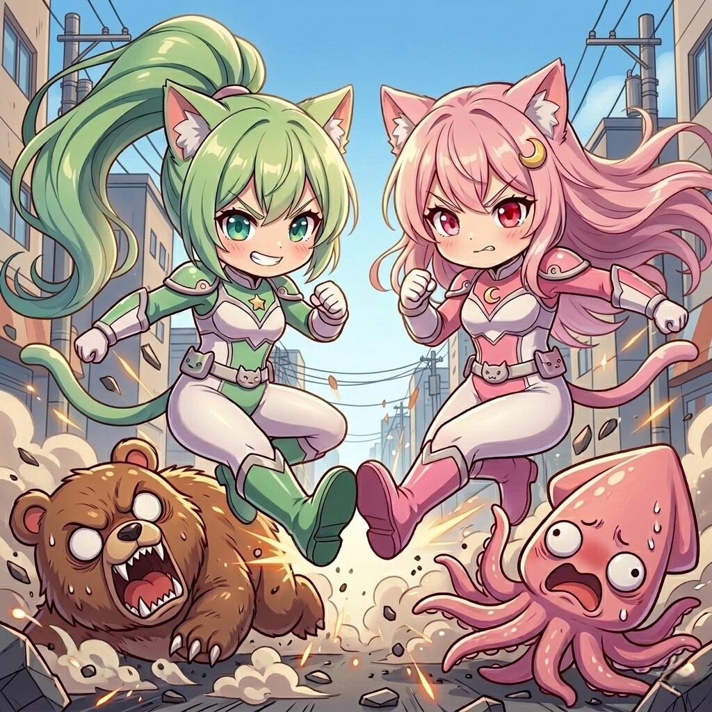 ダブルキック！