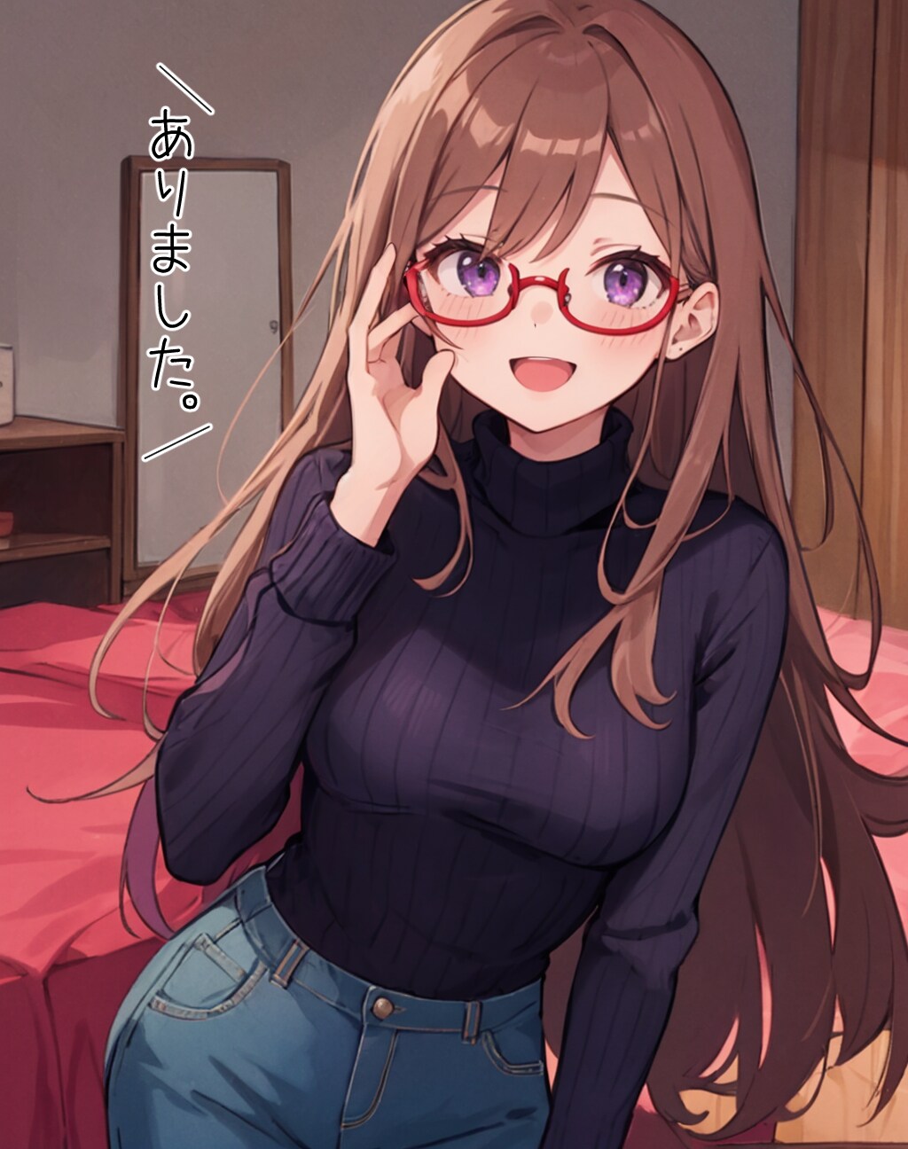 メガネ　メガネ💦