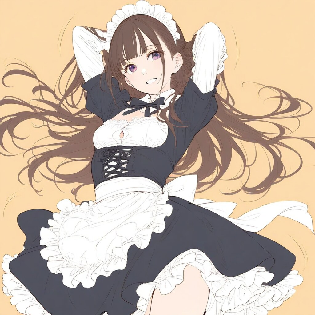 ノリノリなメイドさん