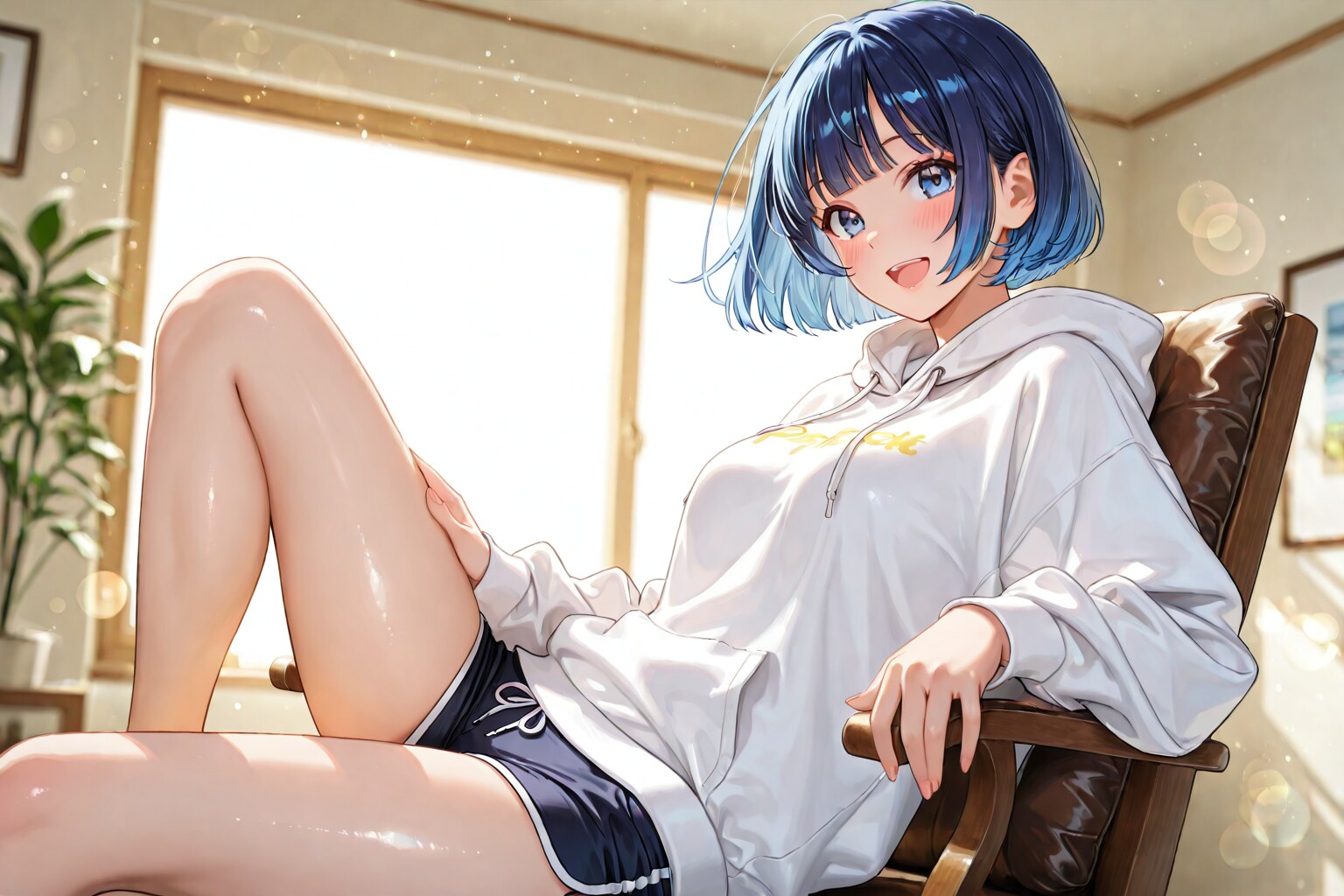 WAVEちゃんが椅子に座ってるだけ