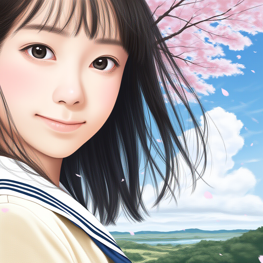 気になるあの子と桜観賞