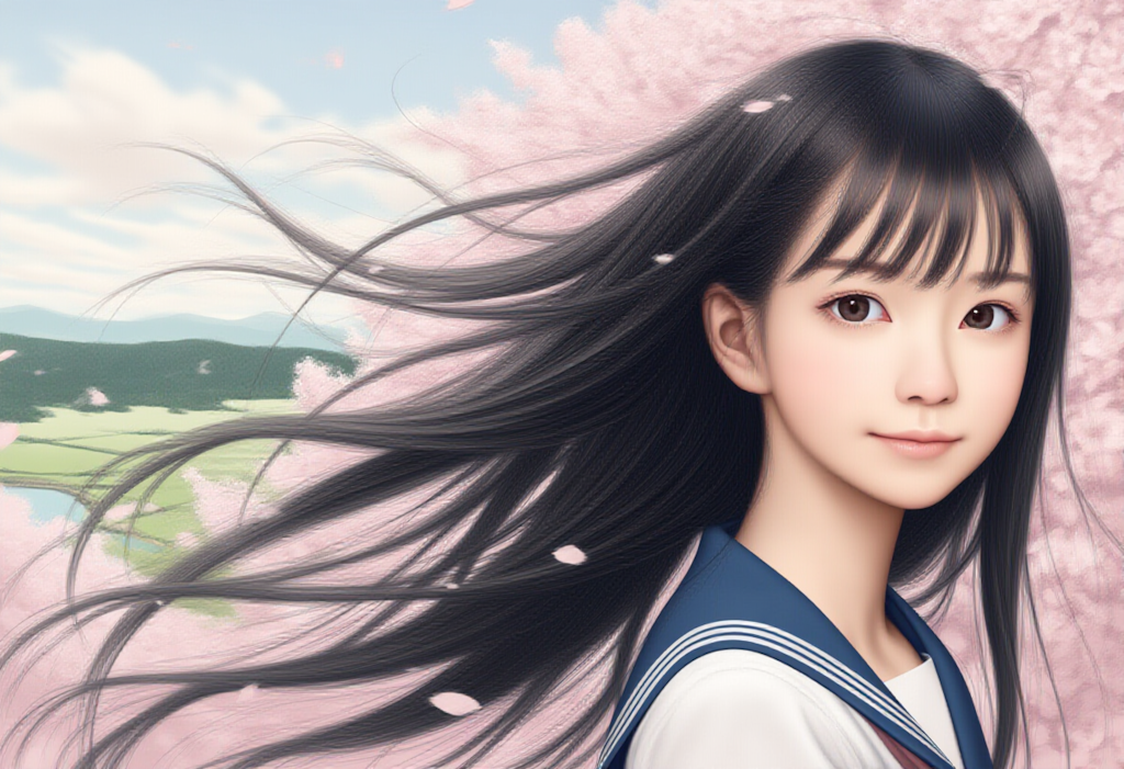 気になるあの子と桜観賞