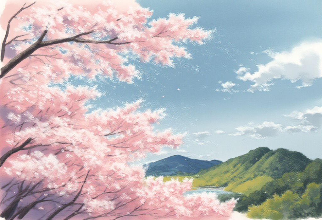 気になるあの子と桜観賞