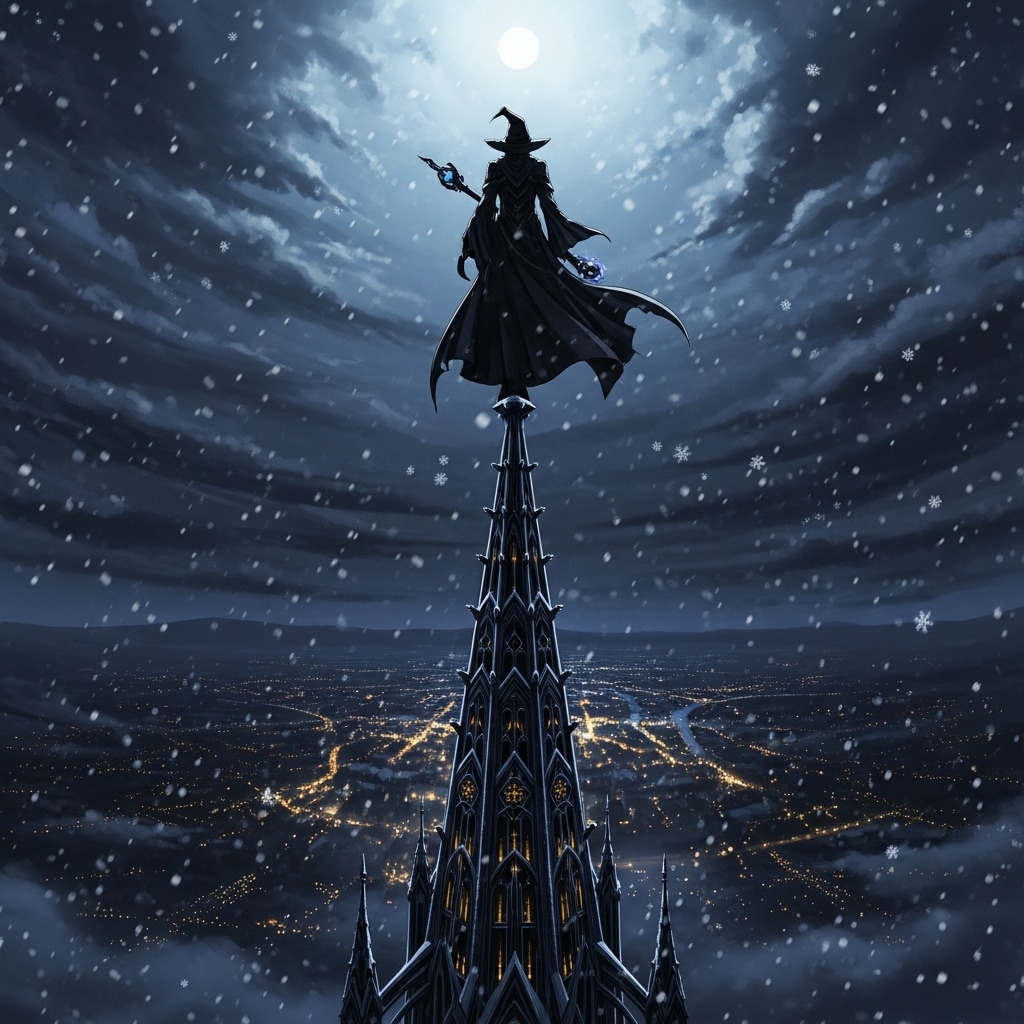 見おろす魔導士