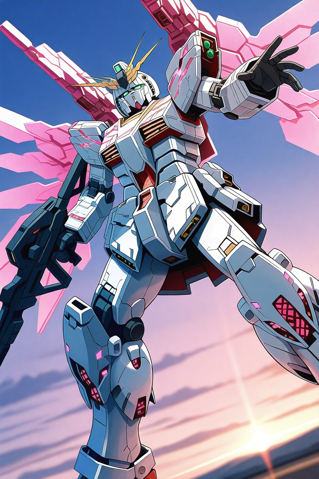 RX-0 ユニコーンガンダム　ーみたいなモビルスーツですー | の人気AIイラスト・グラビア