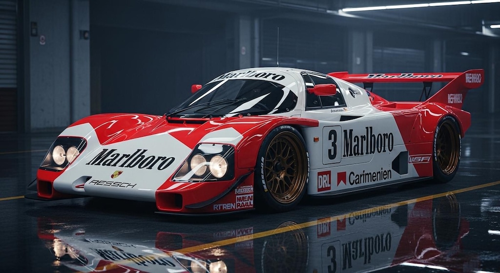 マルボロポルシェ962Cレーシングカー