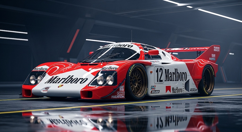 マルボロポルシェ962Cレーシングカー
