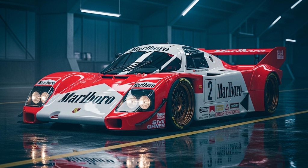 マルボロポルシェ962Cレーシングカー