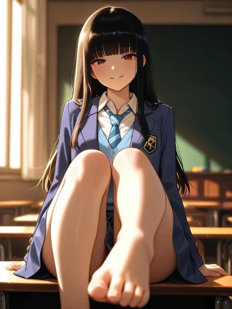 「好きでしょ？私の足」