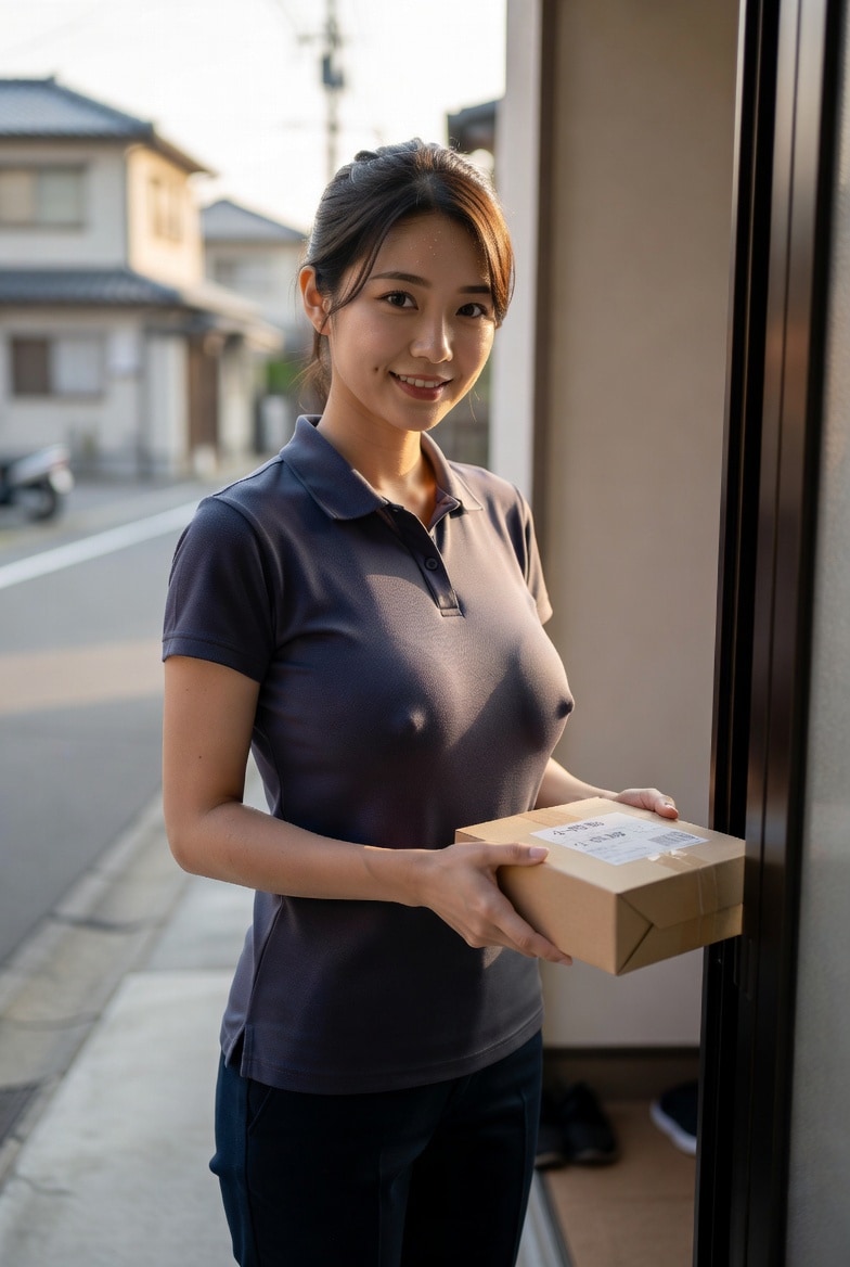荷物は間違いないのに何かを忘れてる気がする宅配員さん