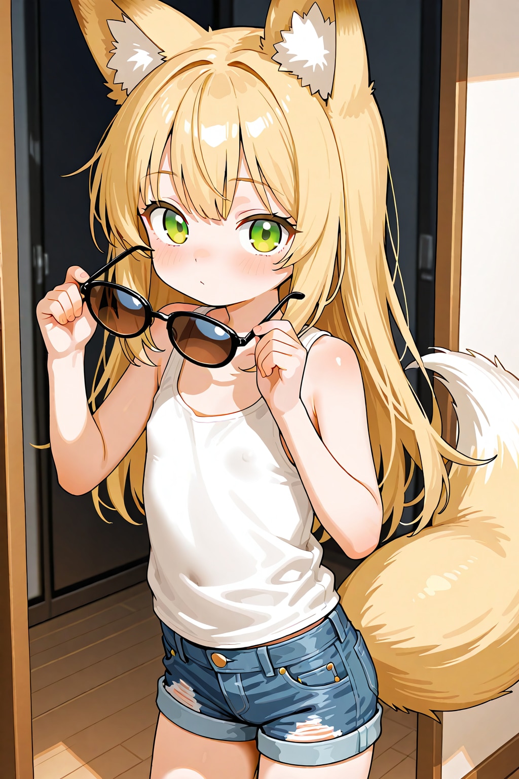キツネ耳