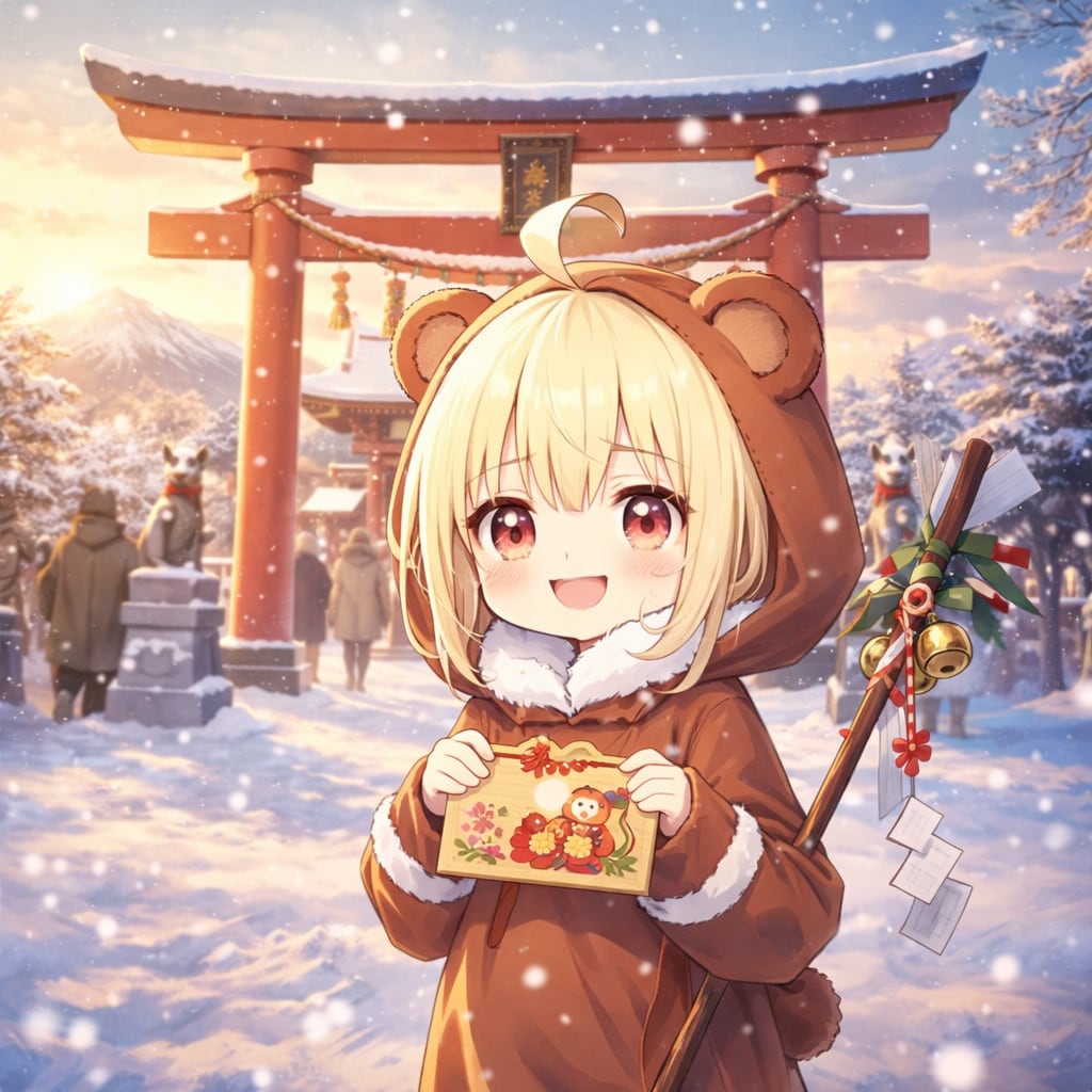 うちの子初詣 | の人気AIイラスト・グラビア