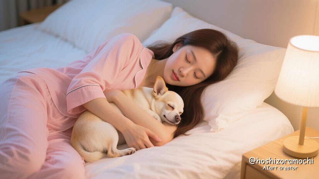 夢見る時間：チワワと寄り添う夜