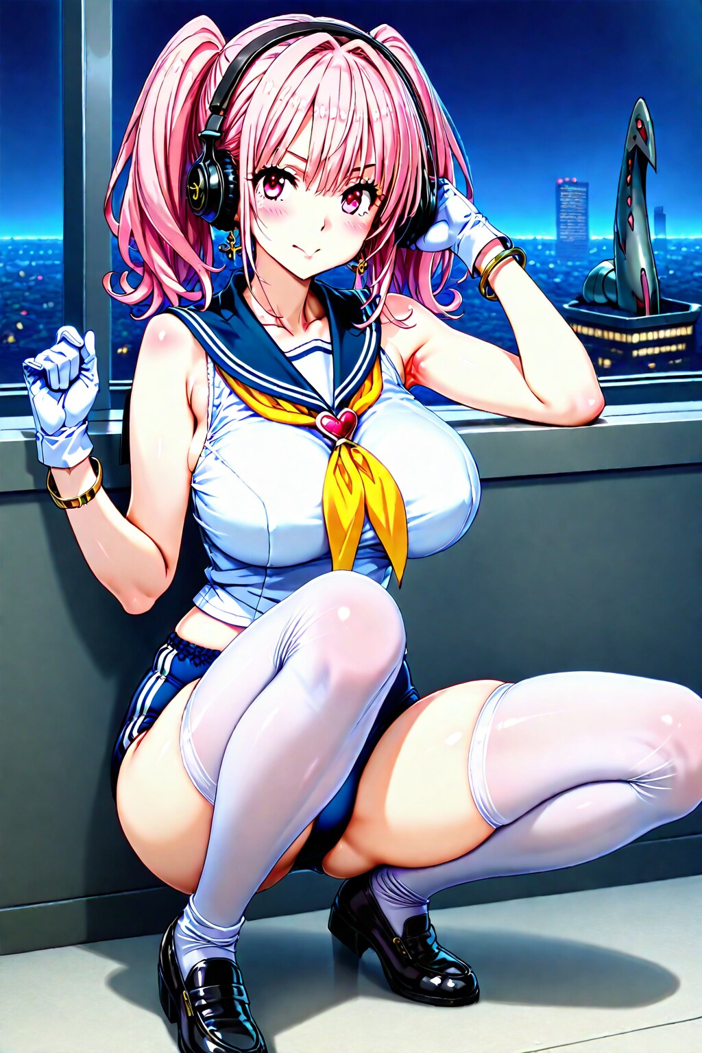 体操着ヒロイン