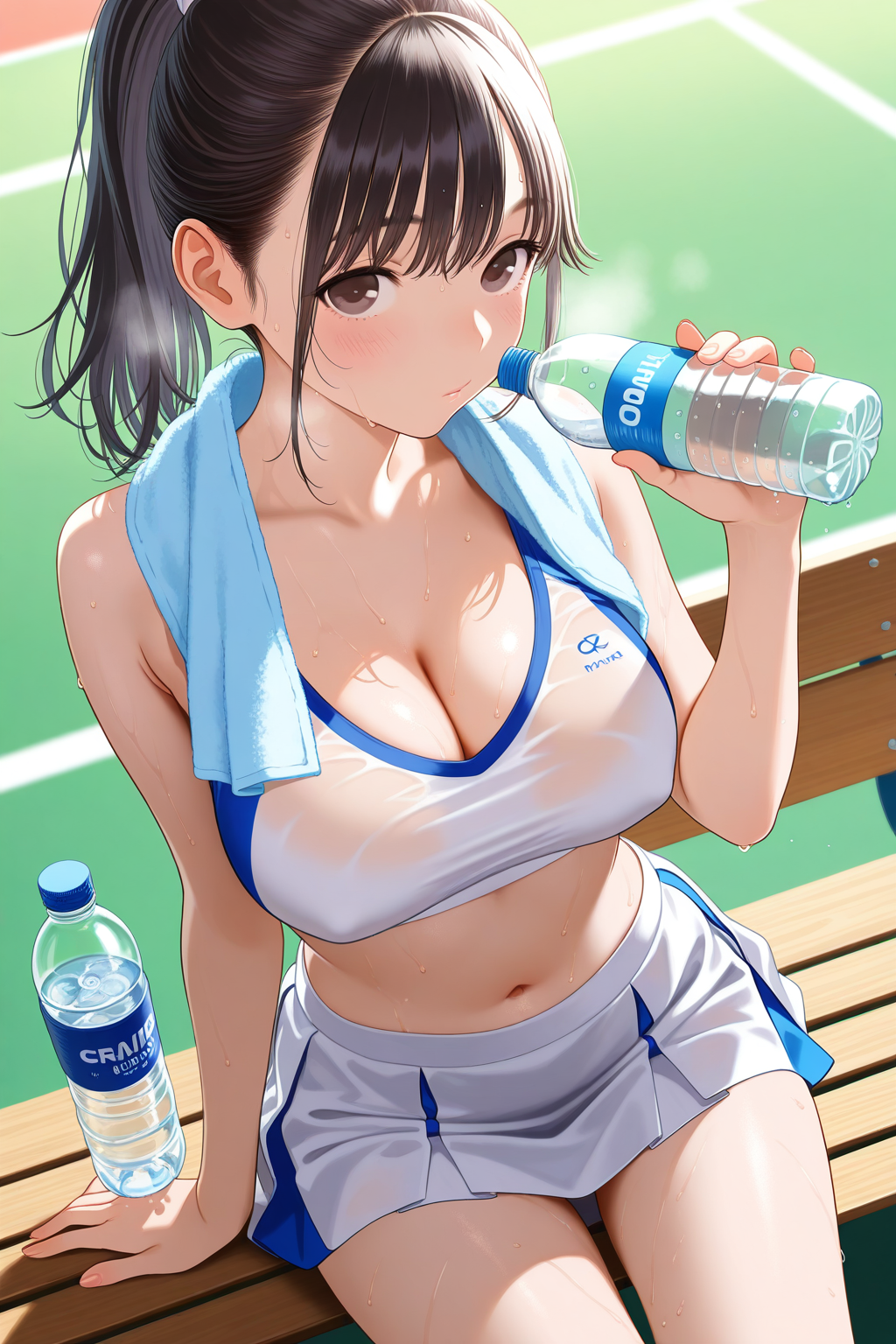 どうしたの、座って休憩したら？