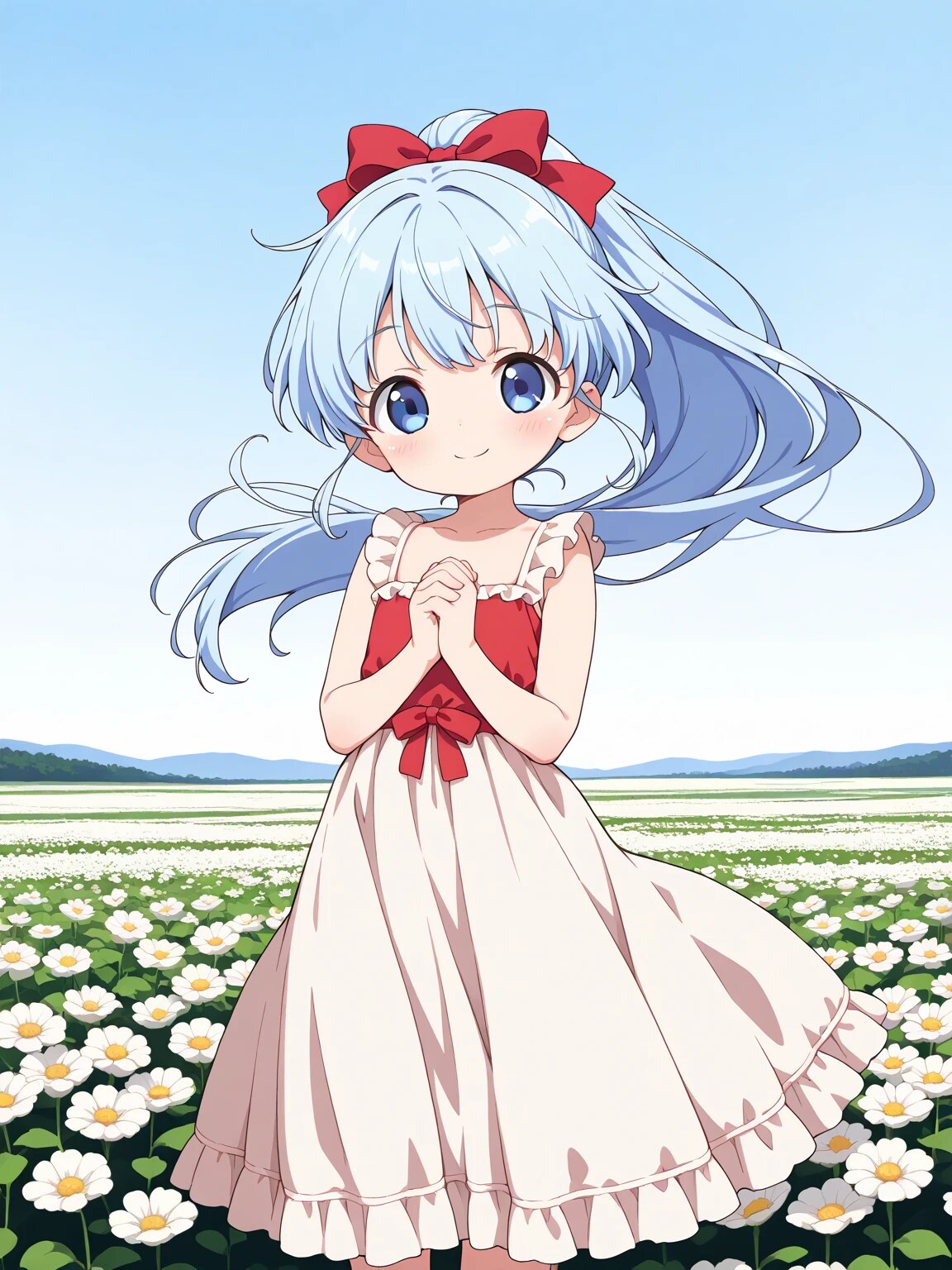 白いドレスのあおいちゃん