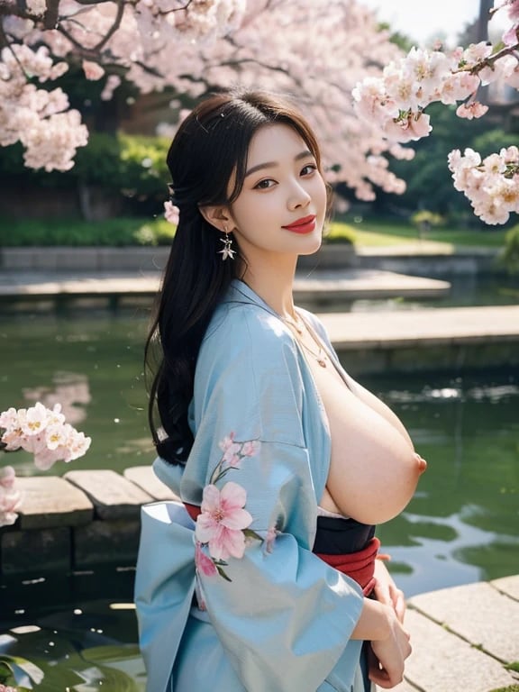 お花見..？