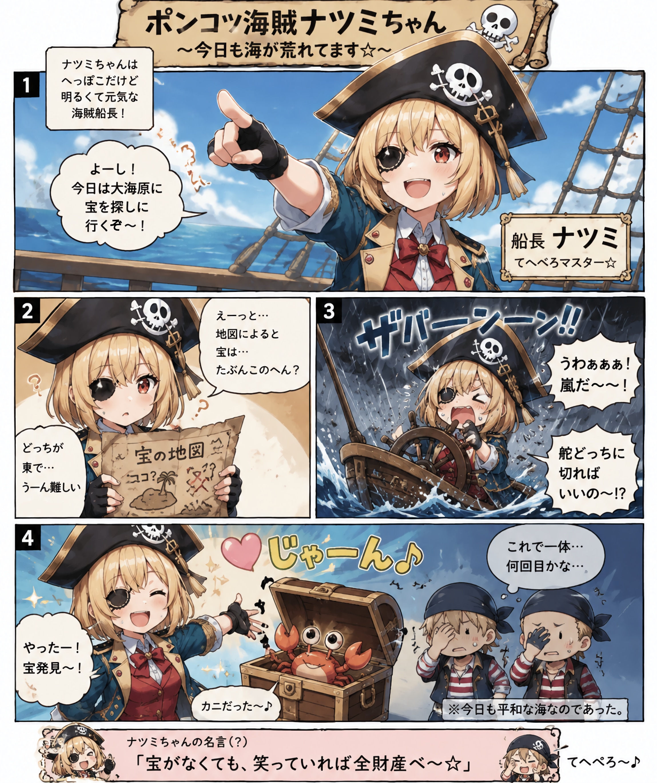 ポンコツ海賊ナツミちゃん | の人気AIイラスト・グラビア