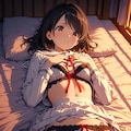 捧げる少女 2枚目