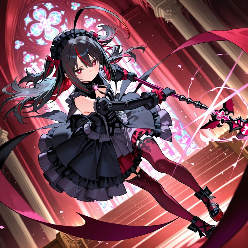 ゴスロリ魔法少女 | の人気AIイラスト・グラビア