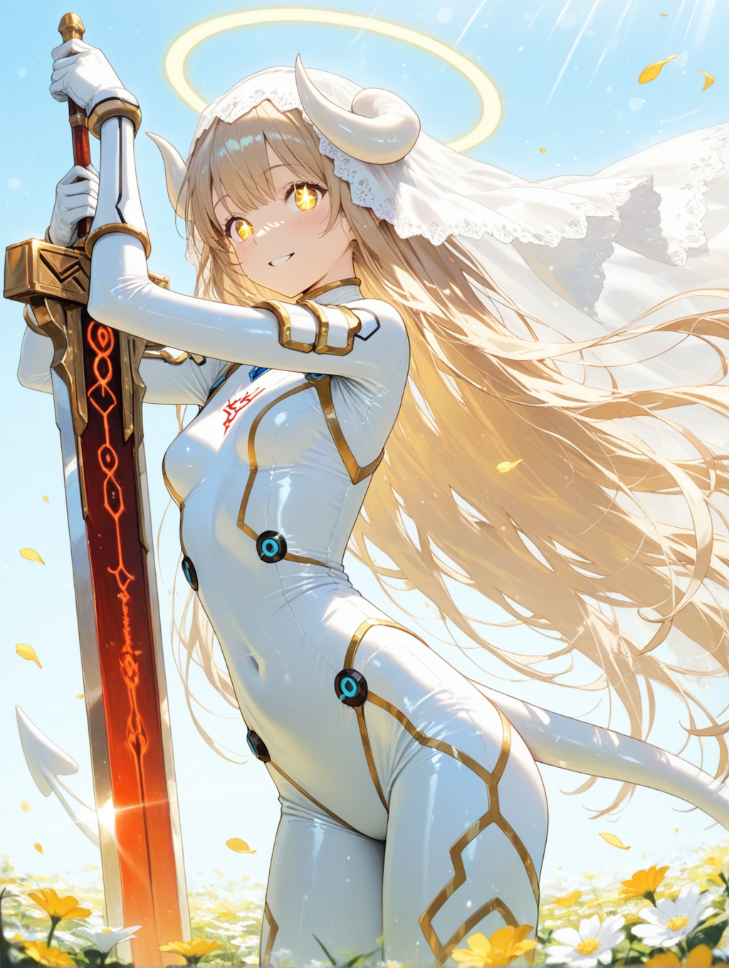 赤き剣と白の悪魔