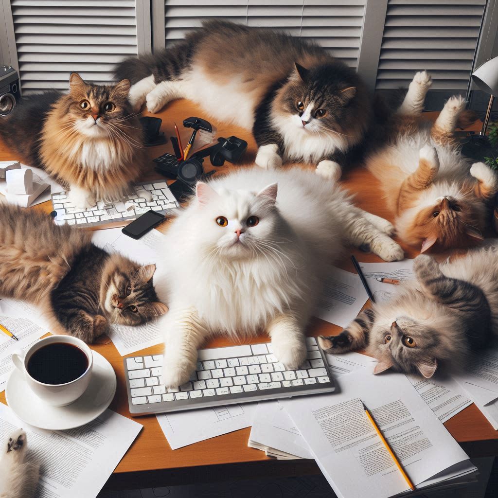 はたらきたくない猫 | の人気AIイラスト・グラビア