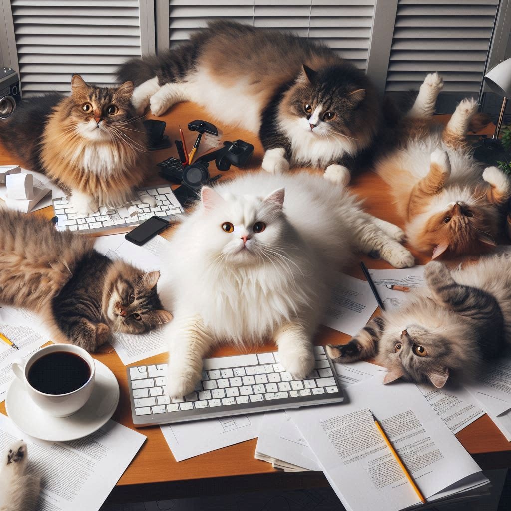 はたらきたくない猫