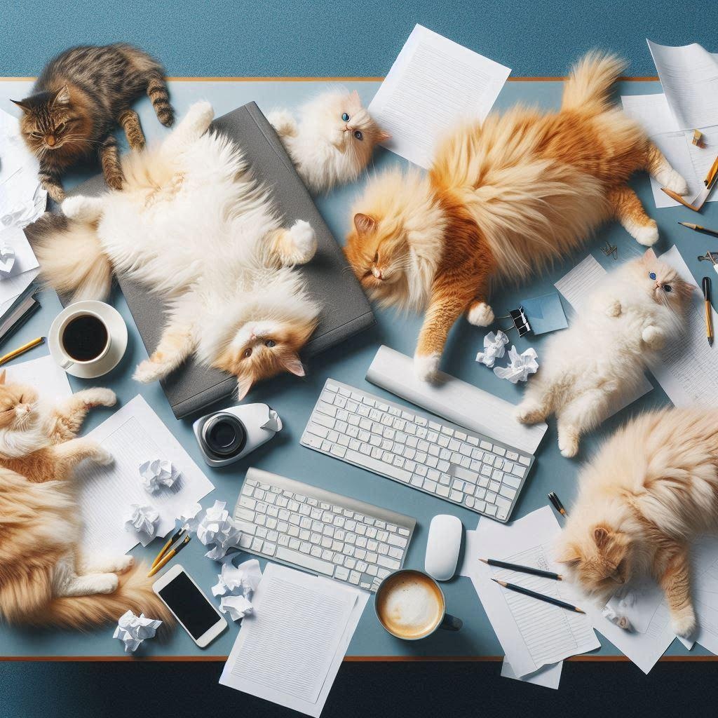 はたらきたくない猫