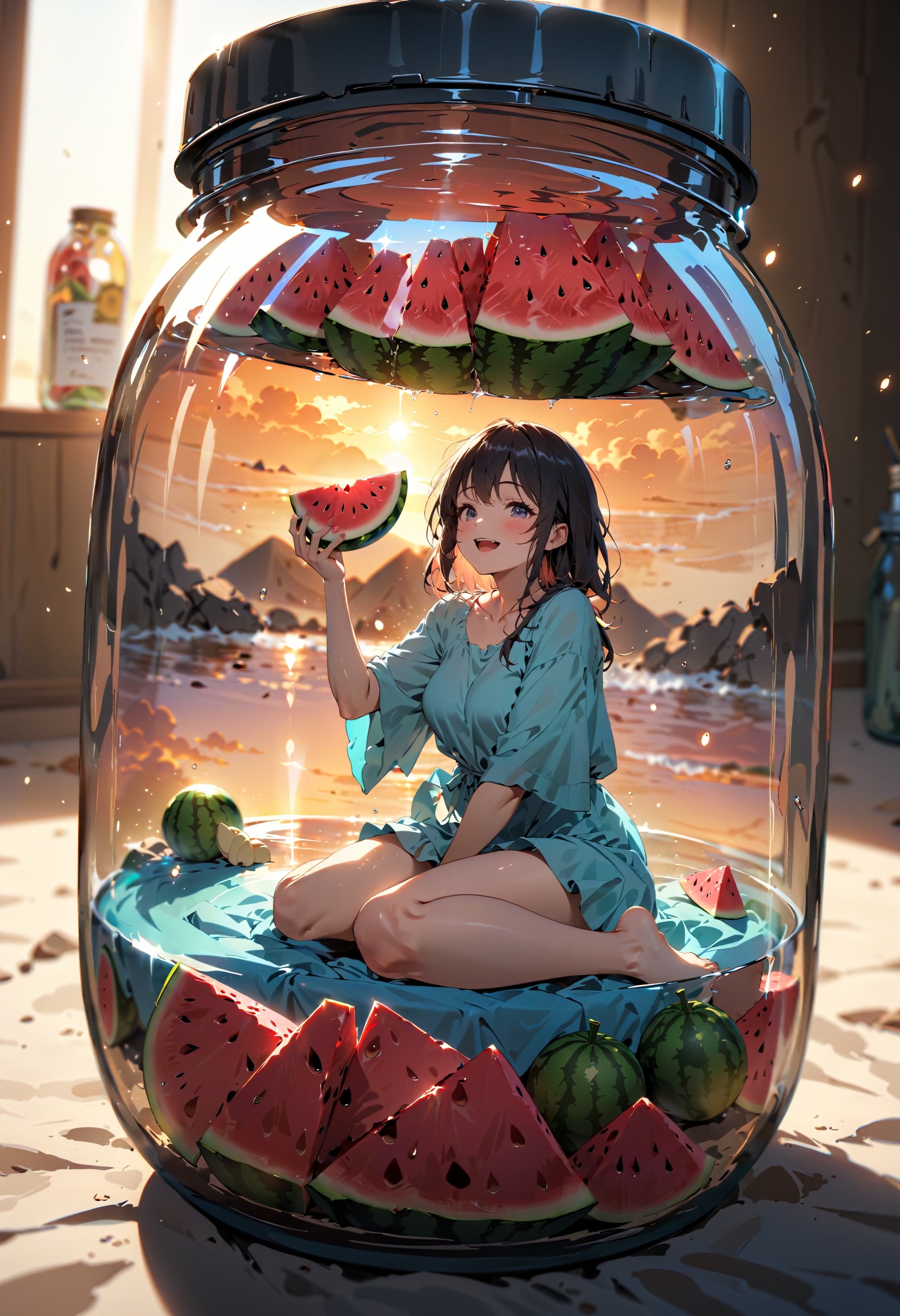 今日は何の日？　スイカの日　その３ | の人気AIイラスト・グラビア