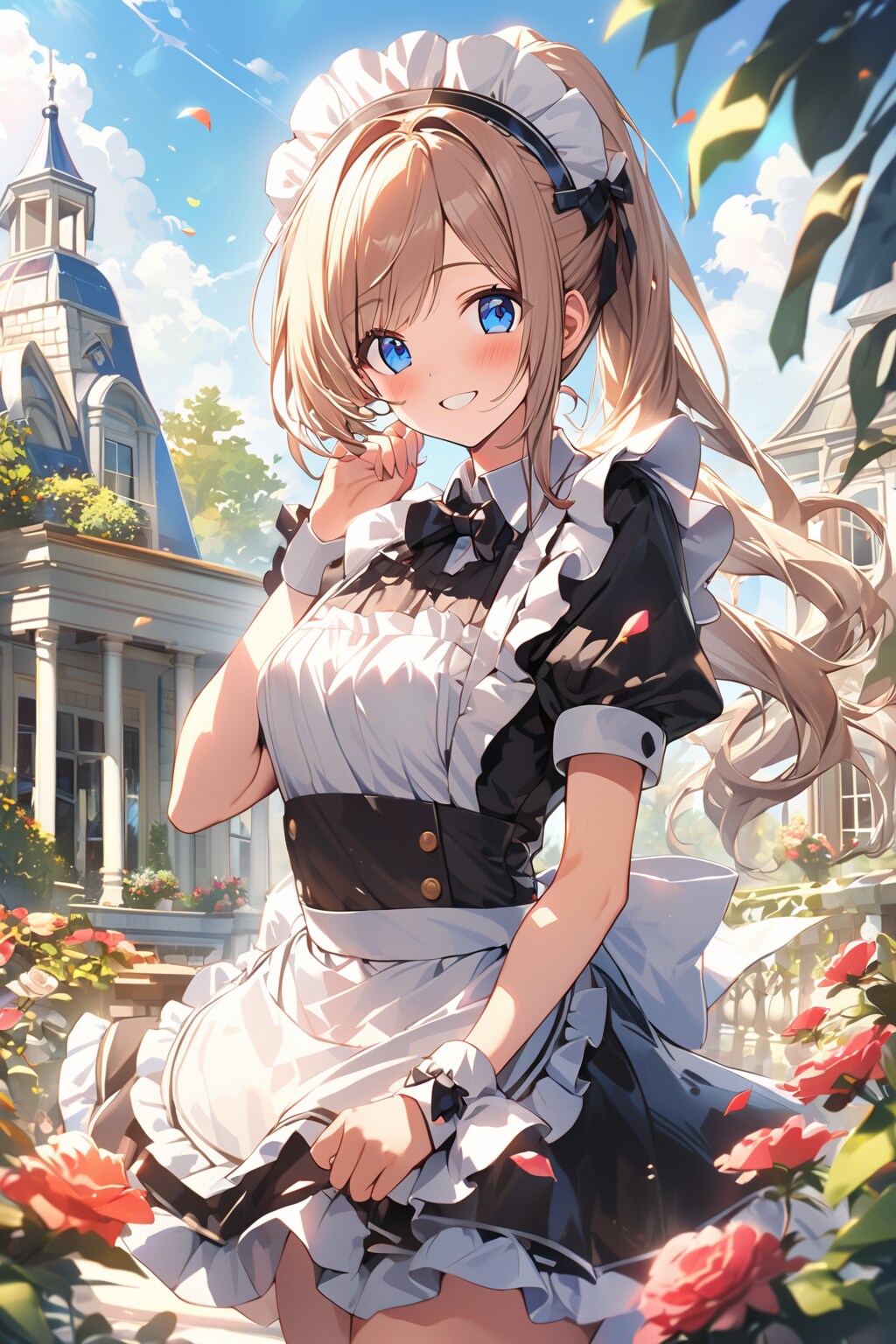 今日から、このお屋敷で働くことになりました。