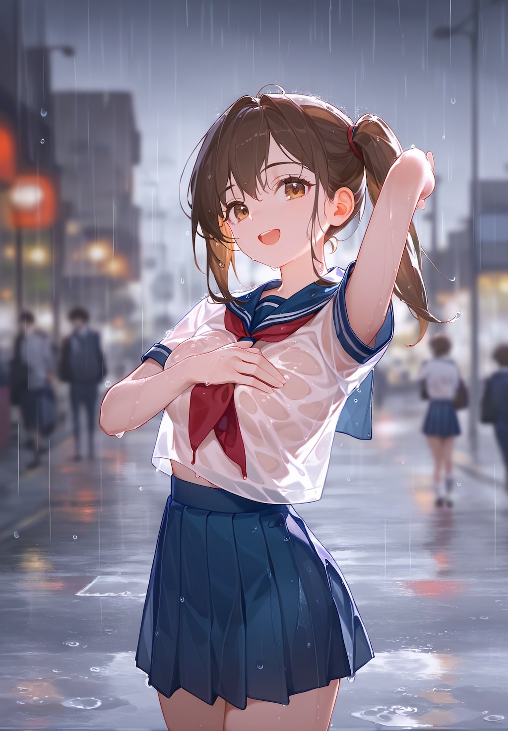 雨も滴るいい女。