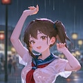 雨も滴るいい女。 2枚目