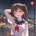 雨も滴るいい女。 8枚目