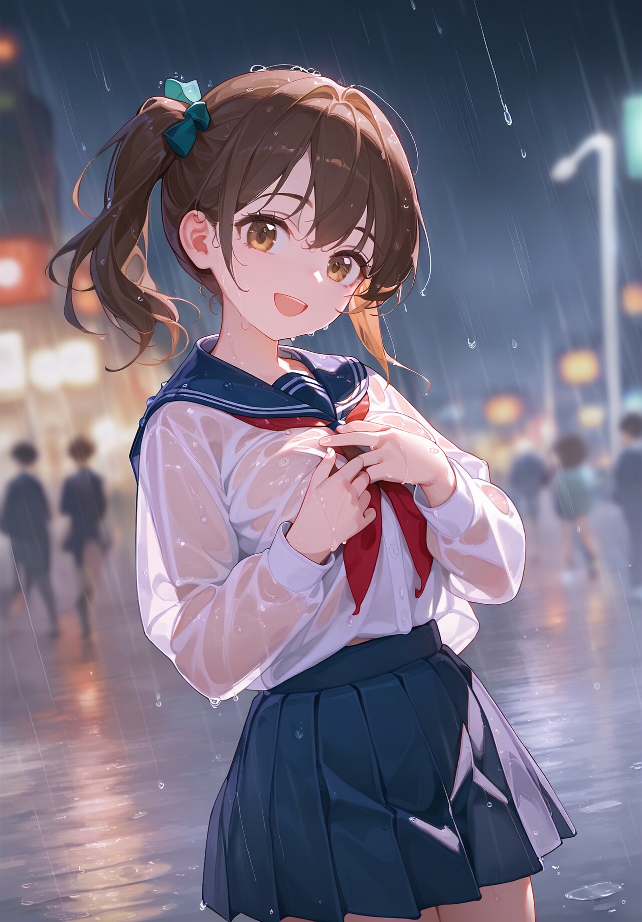 雨も滴るいい女。