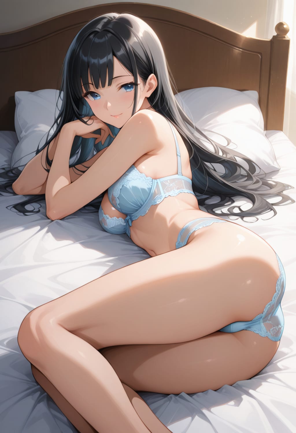 下着姿で誘うNADEちゃん