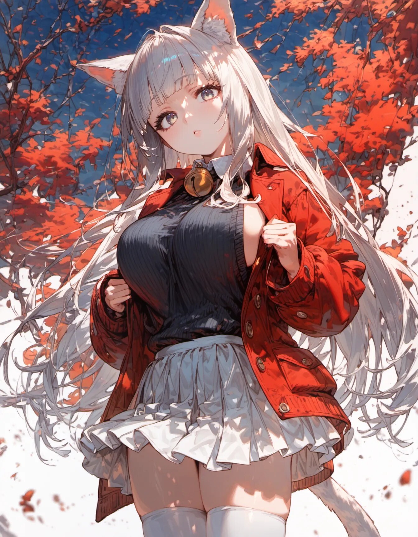Scarlet Season, Silver Soul | の人気AIイラスト・グラビア