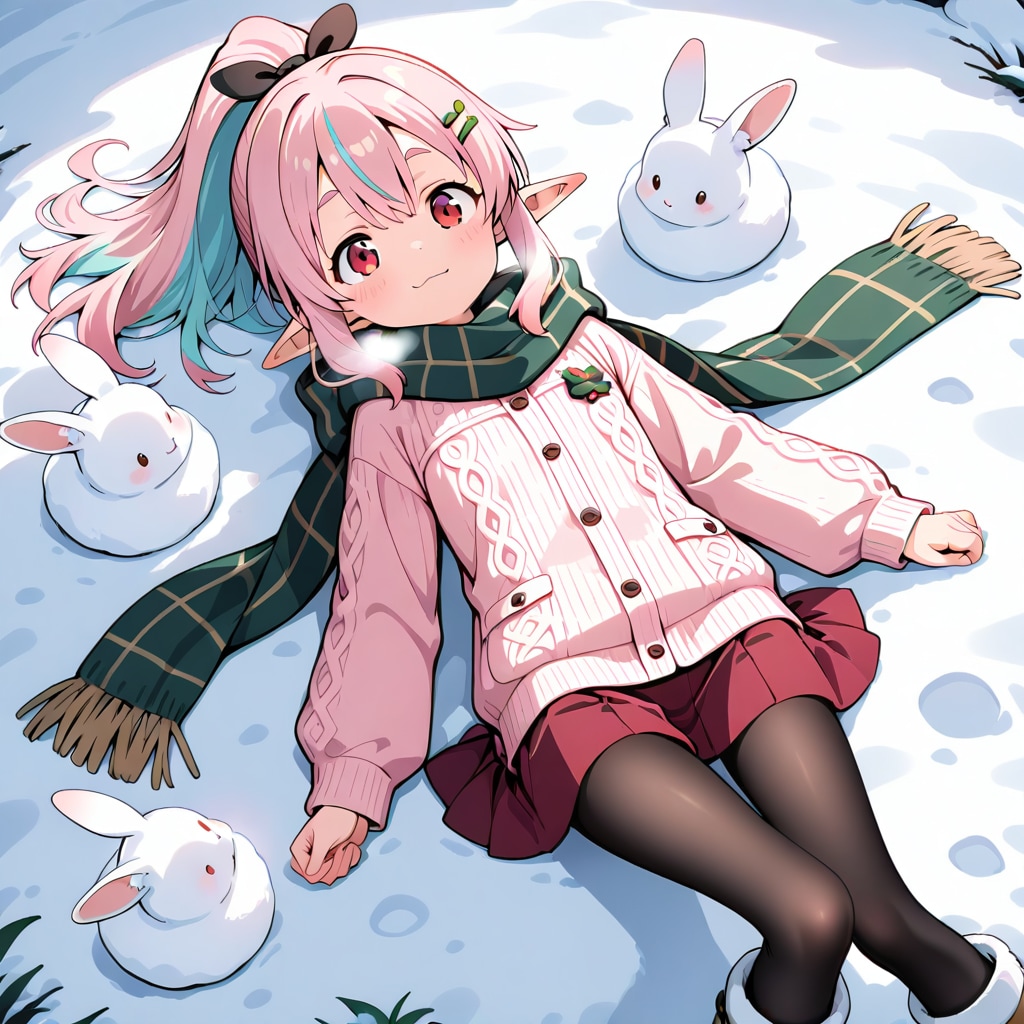 Hmm, to relaxing... | の人気AIイラスト・グラビア