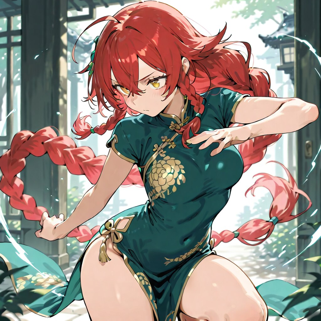 長髪三つ編み_DAISY