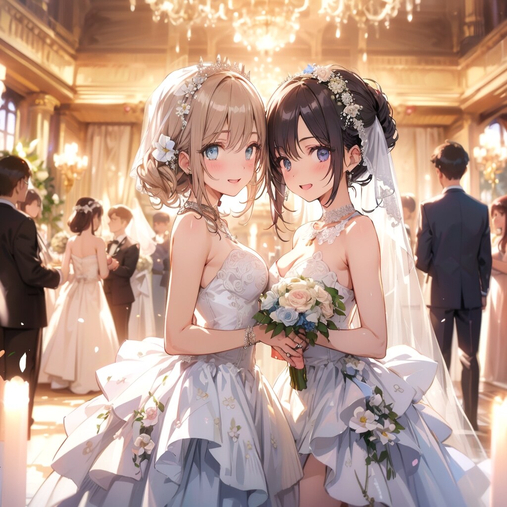 花嫁 × 花嫁　ちちぷいver.