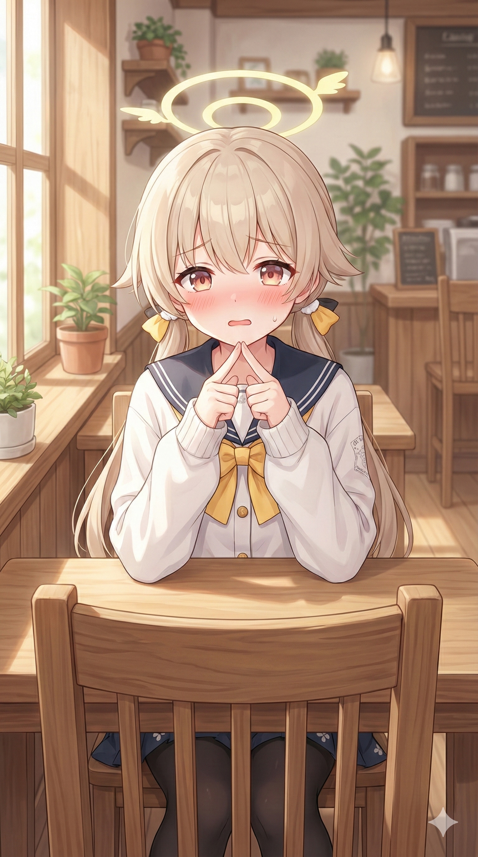 先生とカフェデート | の人気AIイラスト・グラビア