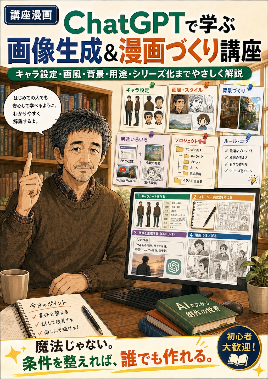 AI漫画とカスタムGPTのメイキング講座