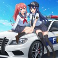 アニメキャラとメルセデスベンツFBIパトロールカー 2枚目