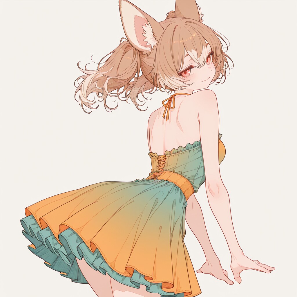 ぷりけつコーギー擬人化