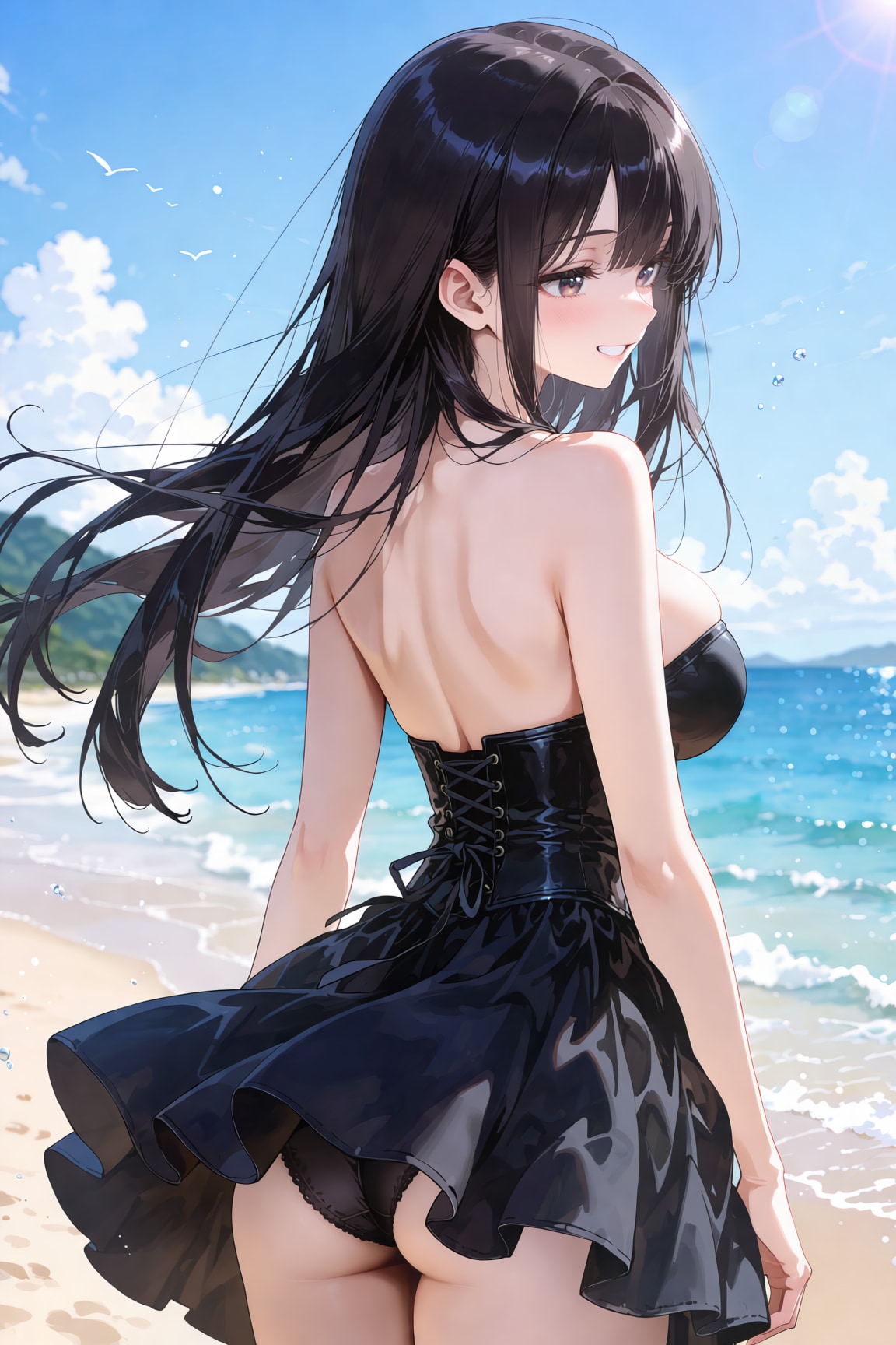 ふふっ、風が気持ちいいね